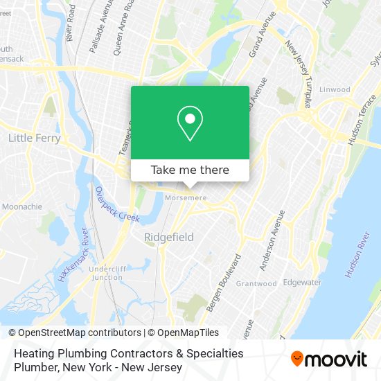 Heating Plumbing Contractors & Specialties Plumber map