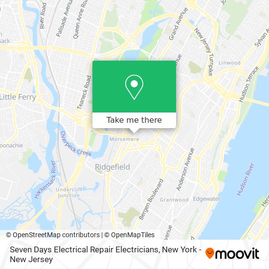 Seven Days Electrical Repair Electricians map