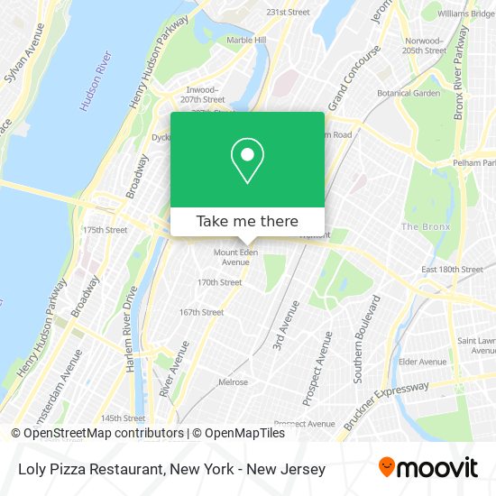 Mapa de Loly Pizza Restaurant