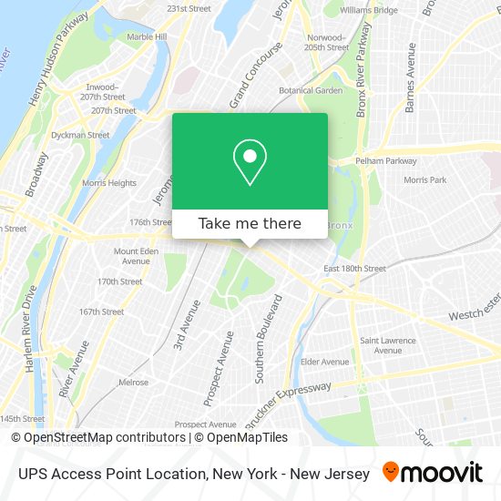 Mapa de UPS Access Point Location