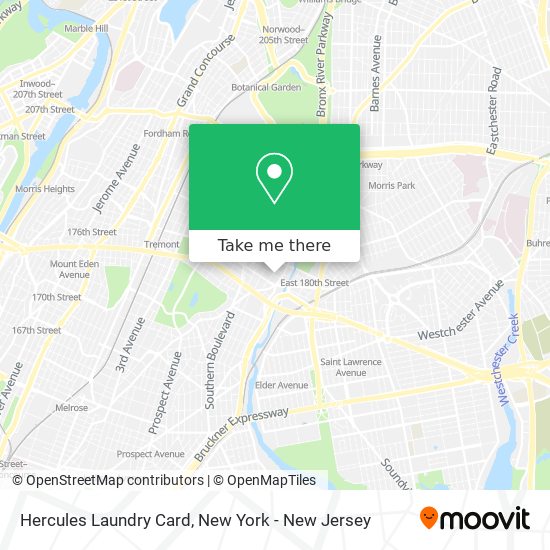 Hercules Laundry Card map