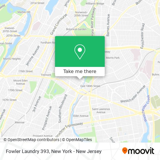 Mapa de Fowler Laundry 393