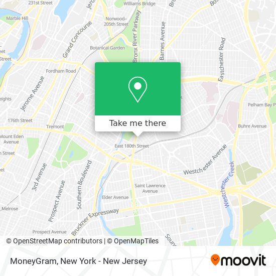 MoneyGram map