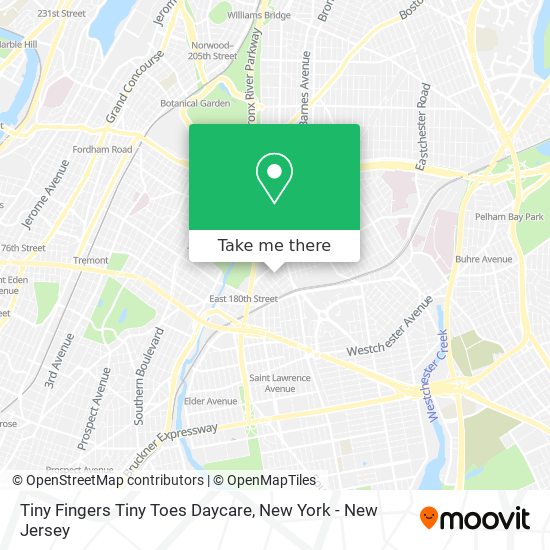 Mapa de Tiny Fingers Tiny Toes Daycare