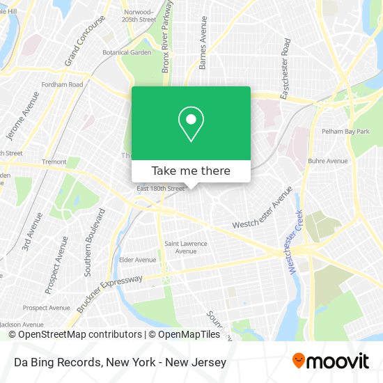 Da Bing Records map