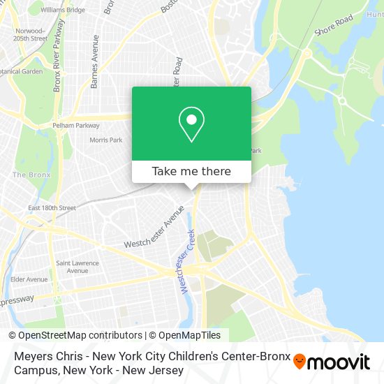 Meyers Chris - New York City Children's Center-Bronx Campus map