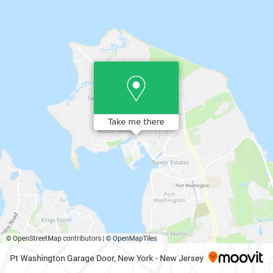 Pt Washington Garage Door map