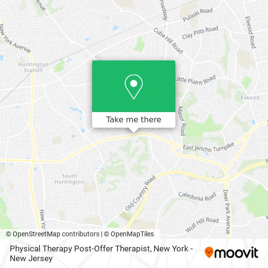 Mapa de Physical Therapy Post-Offer Therapist