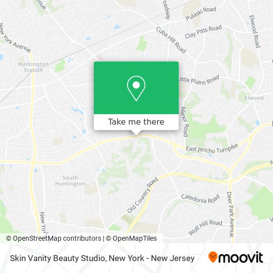 Mapa de Skin Vanity Beauty Studio