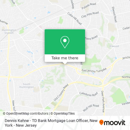 Dennis Kehne - TD Bank Mortgage Loan Officer map