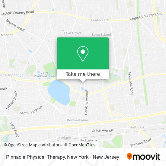 Mapa de Pinnacle Physical Therapy