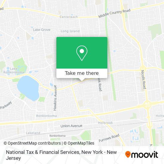 National Tax & Financial Services map