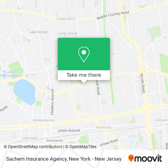 Sachem Insurance Agency map