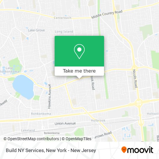 Build NY Services map