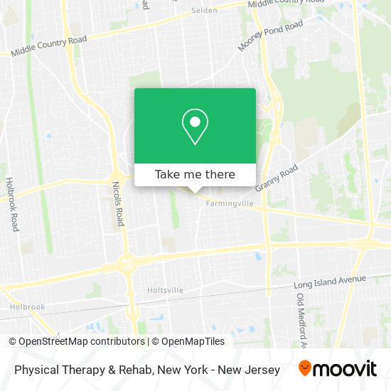 Physical Therapy & Rehab map