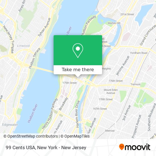 Mapa de 99 Cents USA