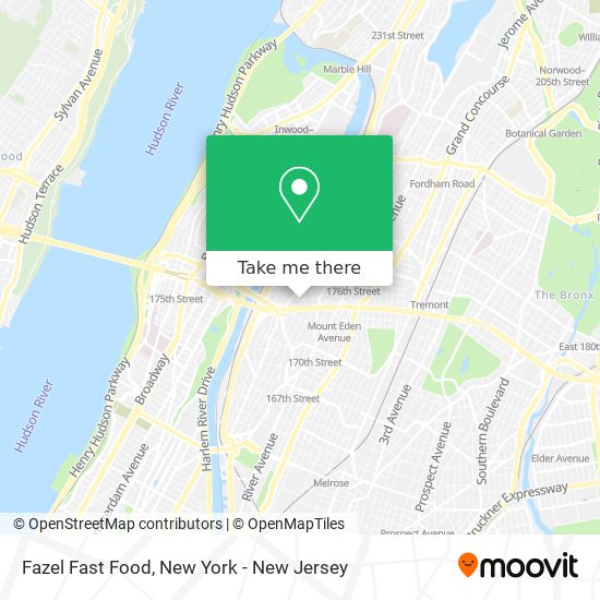 Mapa de Fazel Fast Food
