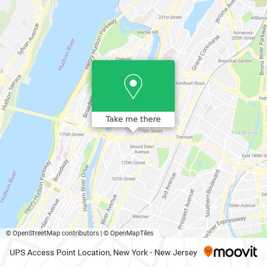 Mapa de UPS Access Point Location