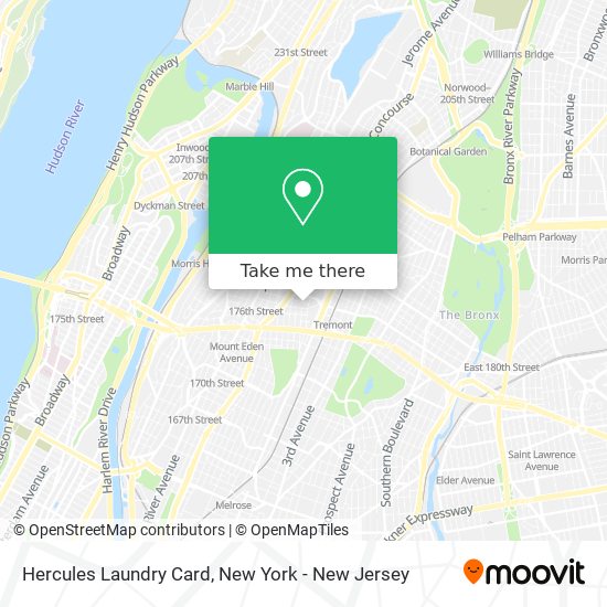 Mapa de Hercules Laundry Card