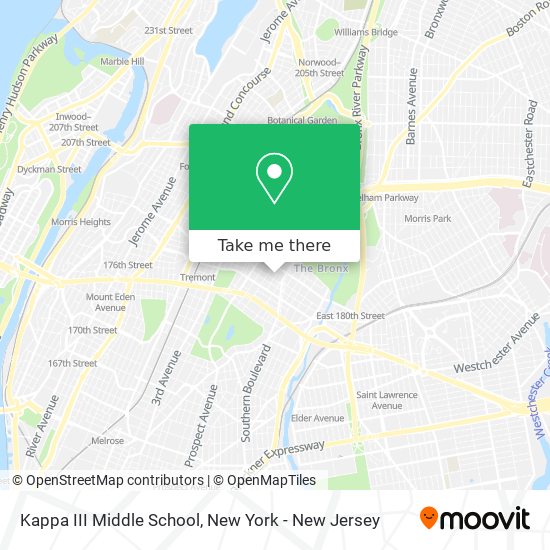 Mapa de Kappa III Middle School