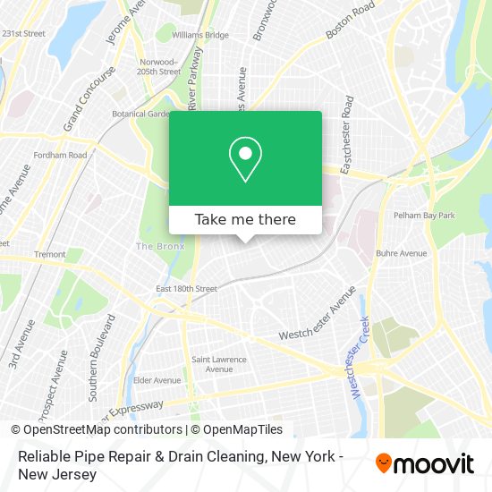 Reliable Pipe Repair & Drain Cleaning map