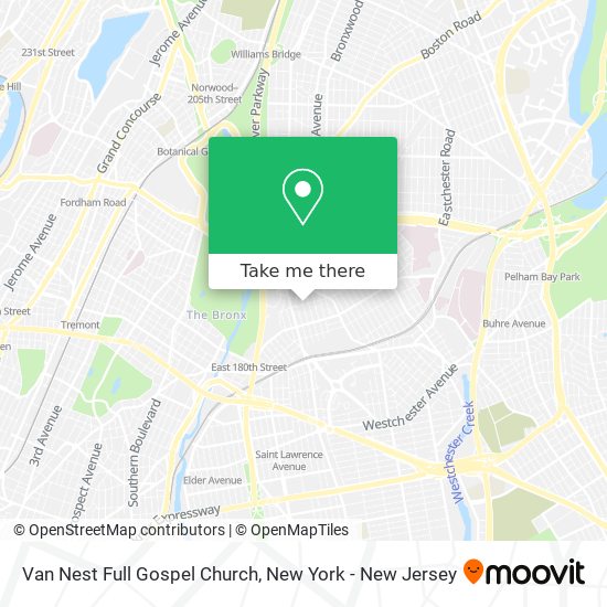 Van Nest Full Gospel Church map