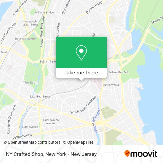 Mapa de NY Crafted Shop