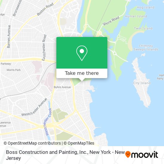 Mapa de Boss Construction and Painting, Inc.