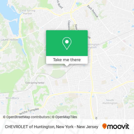 Mapa de CHEVROLET of Huntington