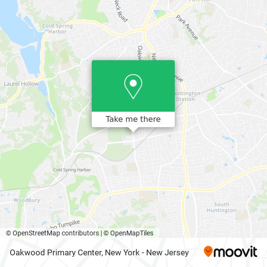 Mapa de Oakwood Primary Center