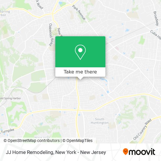 JJ Home Remodeling map