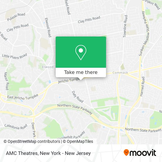 Mapa de AMC Theatres