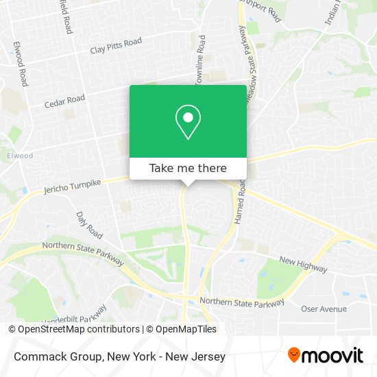 Commack Group map