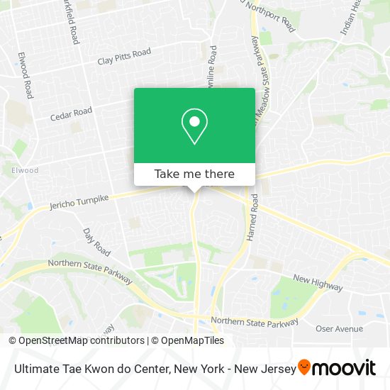 Ultimate Tae Kwon do Center map