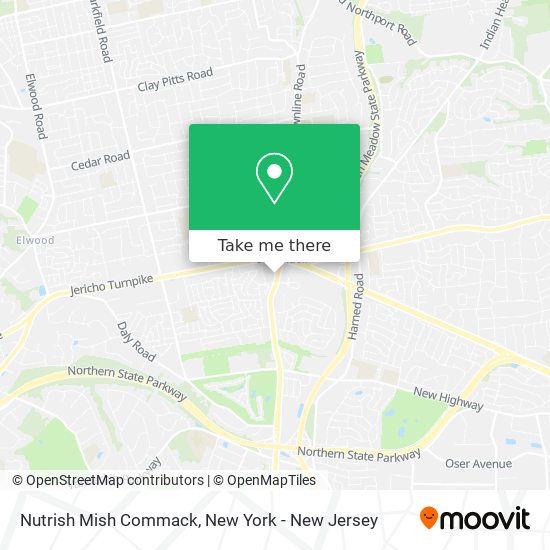 Nutrish Mish Commack map