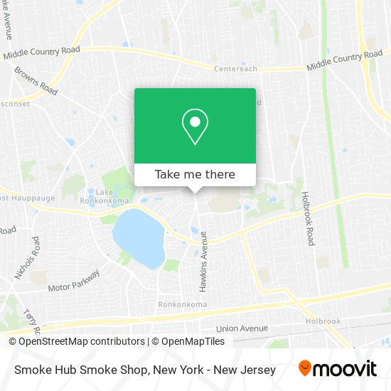 Mapa de Smoke Hub Smoke Shop