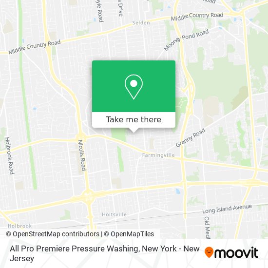 Mapa de All Pro Premiere Pressure Washing