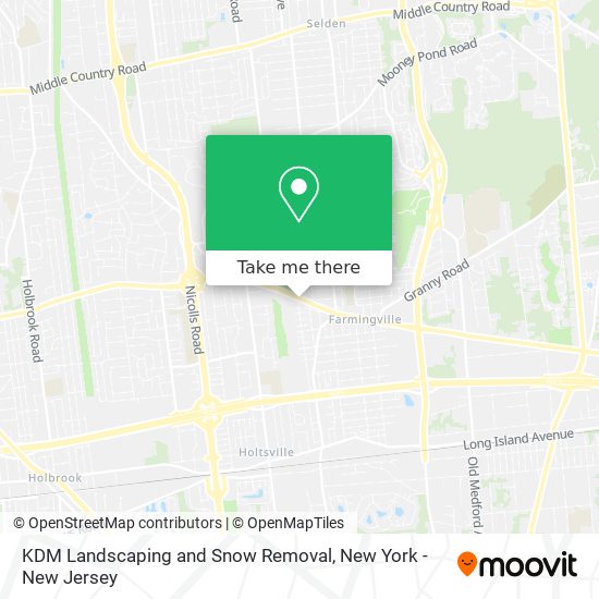 KDM Landscaping and Snow Removal map