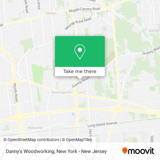 Danny's Woodworking map