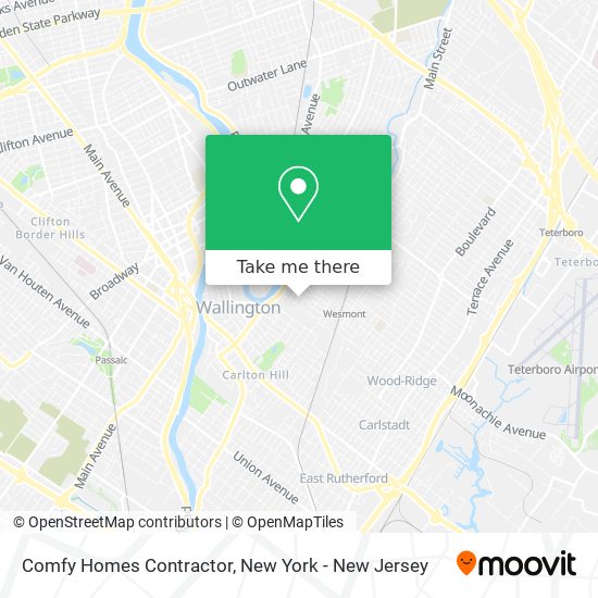 Comfy Homes Contractor map