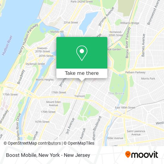 Boost Mobile map