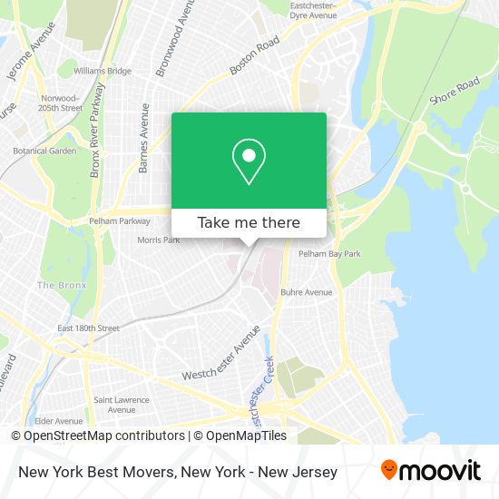 Mapa de New York Best Movers