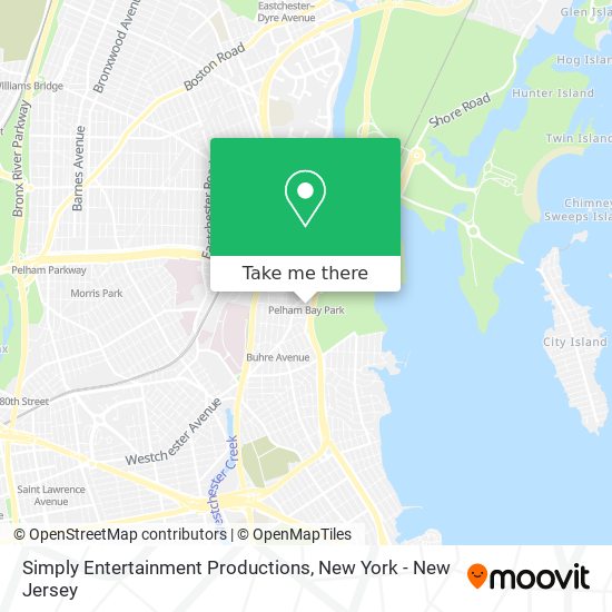 Simply Entertainment Productions map