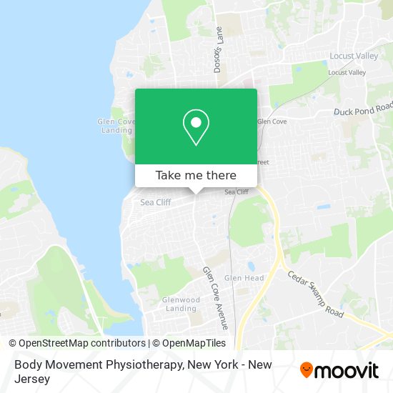 Body Movement Physiotherapy map