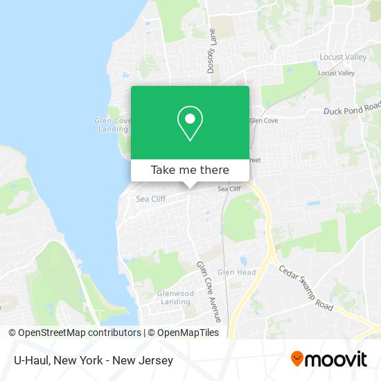 U-Haul map