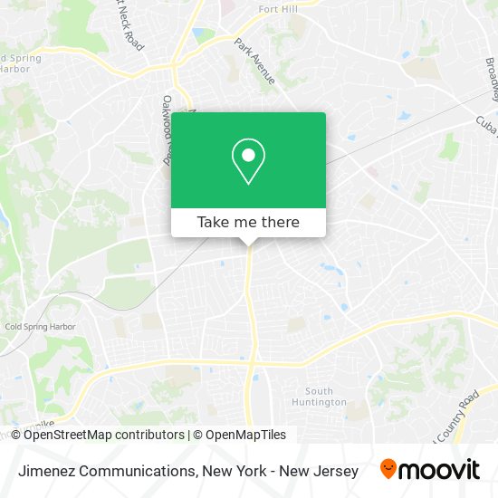 Jimenez Communications map