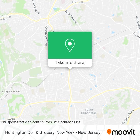 Mapa de Huntington Deli & Grocery