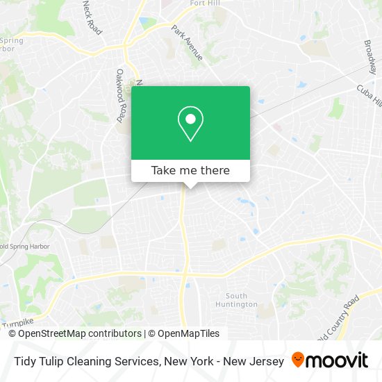 Mapa de Tidy Tulip Cleaning Services