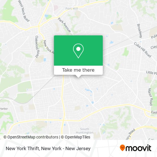 Mapa de New York Thrift