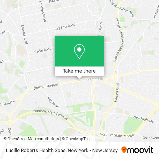 Mapa de Lucille Roberts Health Spas